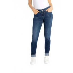 NEW MAC JEANS rich slim jeans in dark blue net wash